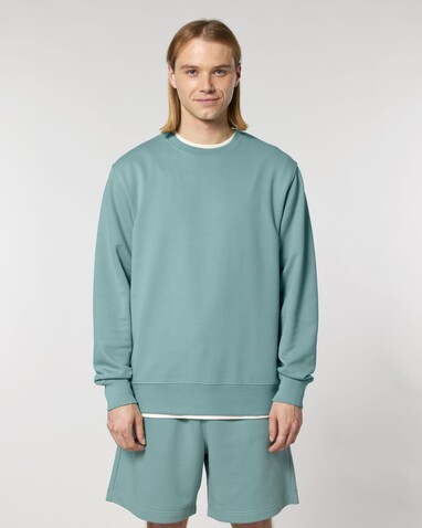 Matcher - Das Rundhals-Unisex-Sweatshirt aus French Terry - Teal Monstera - L bedrucken, Art.-Nr. STSU799C0601L Matcher - Das Rundhals-Unisex-Sweatshirt aus French Terry - Teal Monstera - L bedrucken, Art.-Nr. STSU799C0601L