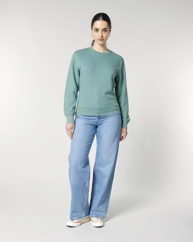 Matcher - Das Rundhals-Unisex-Sweatshirt aus French Terry - Teal Monstera - M bedrucken, Art.-Nr. STSU799C0601M Matcher - Das Rundhals-Unisex-Sweatshirt aus French Terry - Teal Monstera - M bedrucken, Art.-Nr. STSU799C0601M