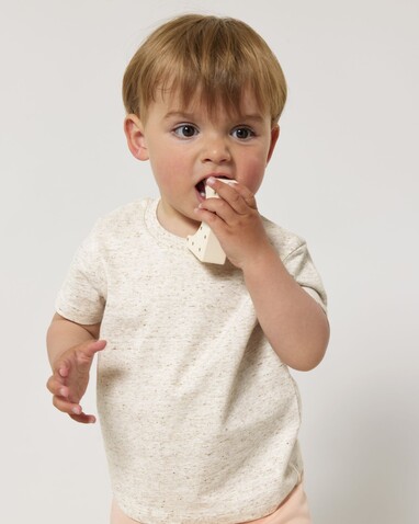 Baby Creator - Das Iconic Baby-T-Shirt - Eco Heather - 6-12 m/68-80cm bedrucken, Art.-Nr. STTB918C147B2
