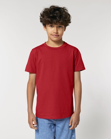 Mini Creator 2.0 - Das Iconic Kinder-T-Shirt - Red - 7-8/122-128cm bedrucken, Art.-Nr. STTK184C00407