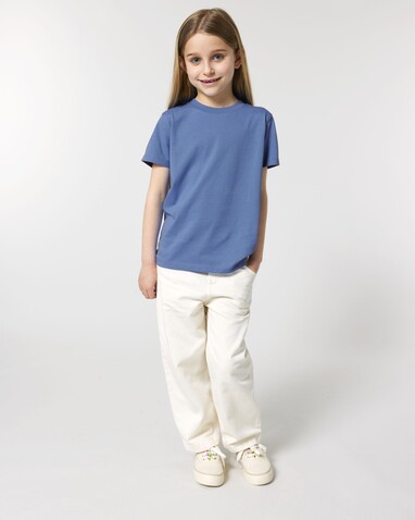 Mini Creator 2.0 - Das Iconic Kinder-T-Shirt - Bright Blue - 5-6/110-116cm bedrucken, Art.-Nr. STTK184C05305