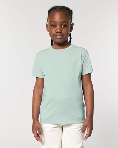 Mini Creator 2.0 - Das Iconic Kinder-T-Shirt - Caribbean Blue - 12-13/152-158cm bedrucken, Art.-Nr. STTK184C72412