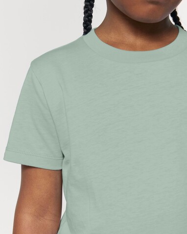 Mini Creator 2.0 - Das Iconic Kinder-T-Shirt - Aloe - 5-6/110-116cm bedrucken, Art.-Nr. STTK184C08905