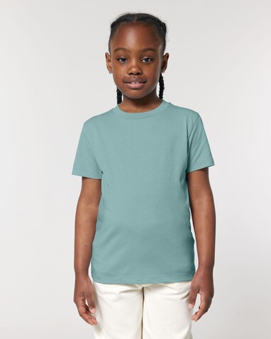 Mini Creator 2.0 - Das Iconic Kinder-T-Shirt - Teal Monstera - 9-11/134-146cm bedrucken, Art.-Nr. STTK184C06009