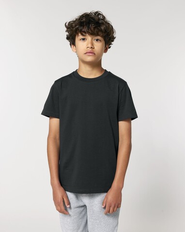 Mini Creator 2.0 - Das Iconic Kinder-T-Shirt - Black - 5-6/110-116cm bedrucken, Art.-Nr. STTK184C00205