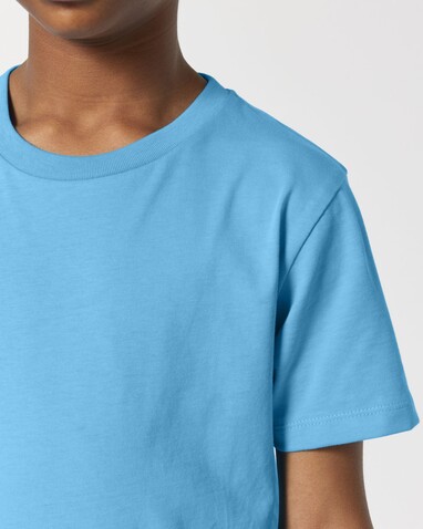 Mini Creator 2.0 - Das Iconic Kinder-T-Shirt - Aqua Blue - 3-4/98-104cm bedrucken, Art.-Nr. STTK184C14503