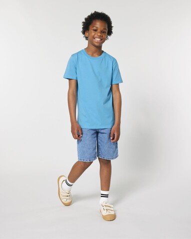 Mini Creator 2.0 - Das Iconic Kinder-T-Shirt - Aqua Blue - 12-13/152-158cm bedrucken, Art.-Nr. STTK184C14512