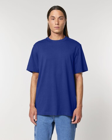 Sparker 2.0 - Das Relaxed Unisex-T-Shirt - Worker Blue - L bedrucken, Art.-Nr. STTU171C0881L