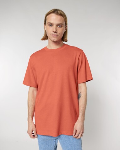 Sparker 2.0 - Das Relaxed Unisex-T-Shirt - Fiesta - S bedrucken, Art.-Nr. STTU171C1431S