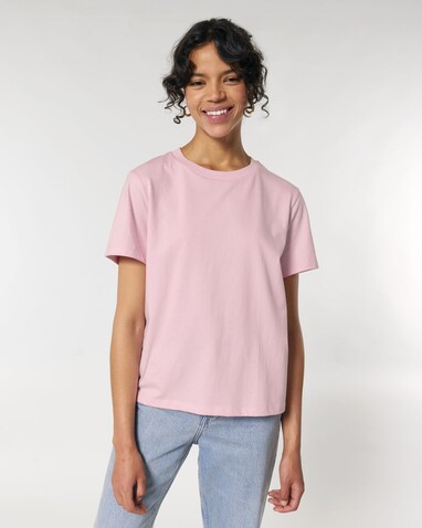 Stella Muser - Das Iconic Damen-T-Shirt - Cotton Pink - XXL bedrucken, Art.-Nr. STTW172C0052X