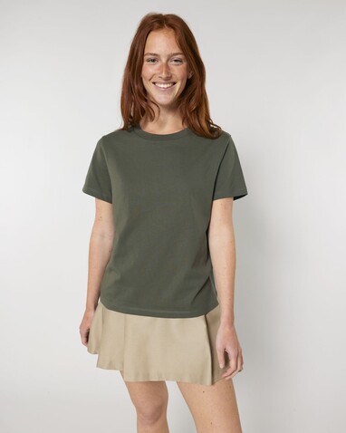 Stella Muser - Das Iconic Damen-T-Shirt - Khaki - L bedrucken, Art.-Nr. STTW172C2231L