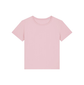 Stella Serena - Das Iconic Mid-Light Damen-Scoop-Neck-T-Shirt - Cotton Pink - XXL bedrucken, Art.-Nr. STTW173C0052X