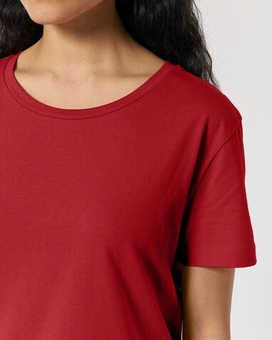 Stella Serena - Das Damen-T-Shirt mit weitem Rundhalsausschnitt - Red - XL bedrucken, Art.-Nr. STTW173C0041X Stella Serena - Das Damen-T-Shirt mit weitem Rundhalsausschnitt - Red - XL bedrucken, Art.-Nr. STTW173C0041X