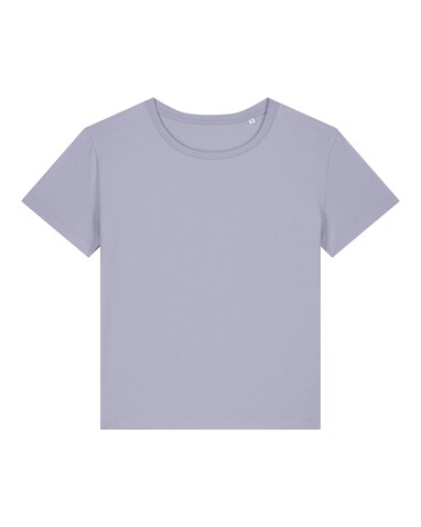 Stella Serena - Das Damen-T-Shirt mit weitem Rundhalsausschnitt - Lavender - S bedrucken, Art.-Nr. STTW173C0631S