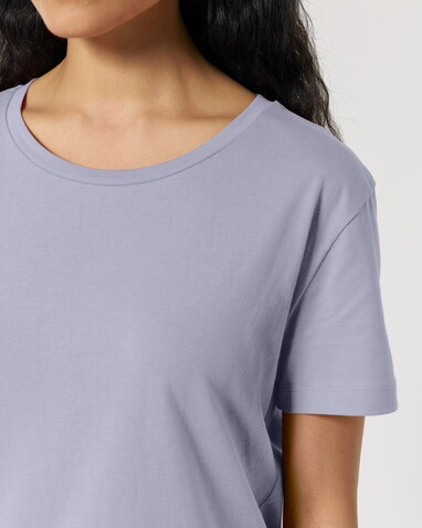 Stella Serena - Das Damen-T-Shirt mit weitem Rundhalsausschnitt - Lavender - XL bedrucken, Art.-Nr. STTW173C0631X
