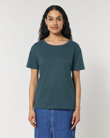 Stella Serena - Das Damen-T-Shirt mit weitem Rundhalsausschnitt - Stargazer - XL bedrucken, Art.-Nr. STTW173C7021X