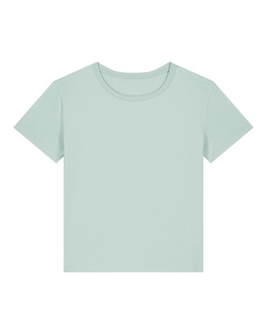 Stella Serena - Das Damen-T-Shirt mit weitem Rundhalsausschnitt - Caribbean Blue - M bedrucken, Art.-Nr. STTW173C7241M