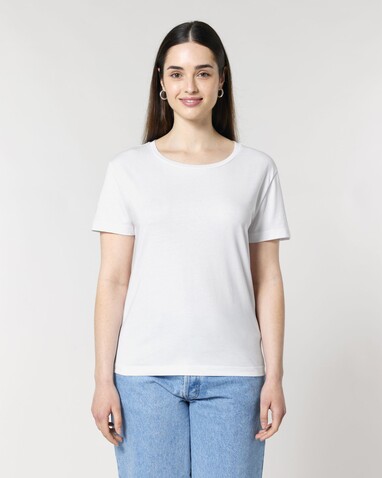 Stella Serena - Das Damen-T-Shirt mit weitem Rundhalsausschnitt - White - S bedrucken, Art.-Nr. STTW173C0011S Stella Serena - Das Damen-T-Shirt mit weitem Rundhalsausschnitt - White - S bedrucken, Art.-Nr. STTW173C0011S