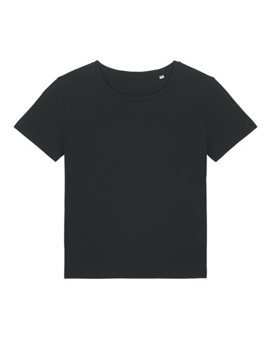 Stella Serena - Das Damen-T-Shirt mit weitem Rundhalsausschnitt - Black - S bedrucken, Art.-Nr. STTW173C0021S