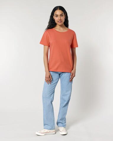 Stella Serena - Das Damen-T-Shirt mit weitem Rundhalsausschnitt - Fiesta - M bedrucken, Art.-Nr. STTW173C1431M