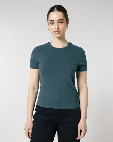 Stella Ella - Das kurze Fitted Damen-T-Shirt - Stargazer - XL bedrucken, Art.-Nr. STTW174C7021X Stella Ella - Das kurze Fitted Damen-T-Shirt - Stargazer - XL bedrucken, Art.-Nr. STTW174C7021X