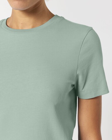 Stella Ella - Das kurze Fitted Damen-T-Shirt - Aloe - XXL bedrucken, Art.-Nr. STTW174C0892X Stella Ella - Das kurze Fitted Damen-T-Shirt - Aloe - XXL bedrucken, Art.-Nr. STTW174C0892X