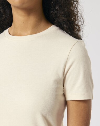 Stella Ella - Das kurze Fitted Damen-T-Shirt - Natural Raw - XL bedrucken, Art.-Nr. STTW174C0541X Stella Ella - Das kurze Fitted Damen-T-Shirt - Natural Raw - XL bedrucken, Art.-Nr. STTW174C0541X