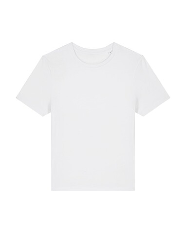 Stella Ella - Das kurze Fitted Damen-T-Shirt - White - XXL bedrucken, Art.-Nr. STTW174C0012X