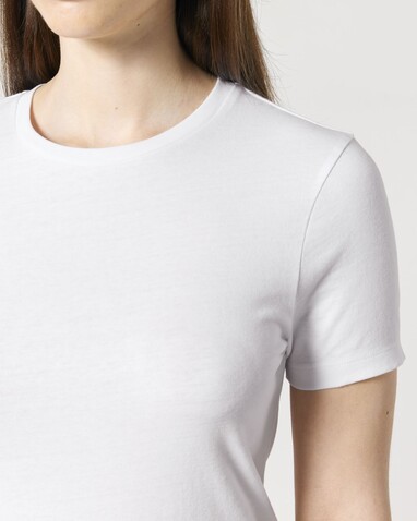 Stella Ella - Das kurze Fitted Damen-T-Shirt - White - XS bedrucken, Art.-Nr. STTW174C001XS Stella Ella - Das kurze Fitted Damen-T-Shirt - White - XS bedrucken, Art.-Nr. STTW174C001XS