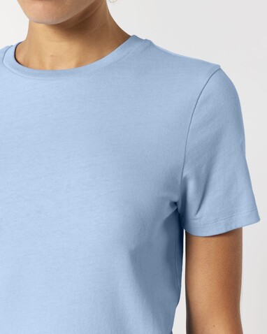 Stella Ella - Das kurze Fitted Damen-T-Shirt - Blue Soul - M bedrucken, Art.-Nr. STTW174C1491M