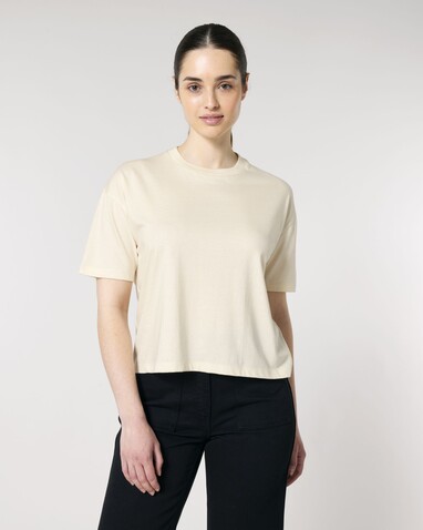 Stella Nova - Das Boxy Damen-T-Shirt - Natural Raw - L bedrucken, Art.-Nr. STTW175C0541L Stella Nova - Das Boxy Damen-T-Shirt - Natural Raw - L bedrucken, Art.-Nr. STTW175C0541L