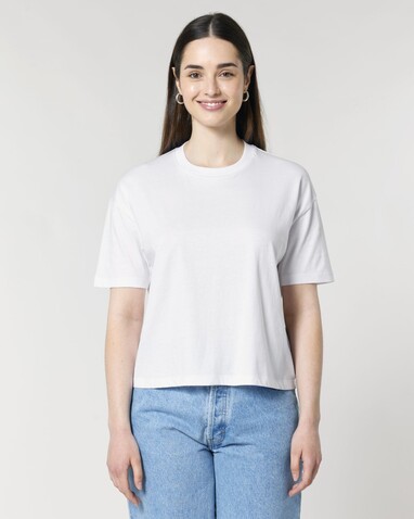 Stella Nova - Das Boxy Damen-T-Shirt - White - L bedrucken, Art.-Nr. STTW175C0011L Stella Nova - Das Boxy Damen-T-Shirt - White - L bedrucken, Art.-Nr. STTW175C0011L