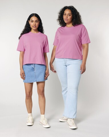 Stella Nova - Das Boxy Damen-T-Shirt - Bubble Pink - M bedrucken, Art.-Nr. STTW175C1291M