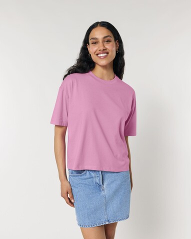 Stella Nova - Das Boxy Damen-T-Shirt - Bubble Pink - S bedrucken, Art.-Nr. STTW175C1291S