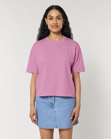 Stella Nova - Das Boxy Damen-T-Shirt - Bubble Pink - S bedrucken, Art.-Nr. STTW175C1291S