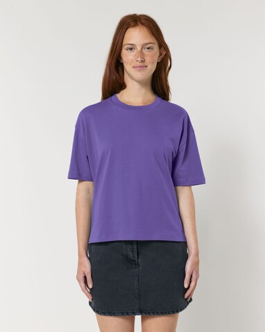 Stella Nova - Das Boxy Damen-T-Shirt - Purple Love - XXL bedrucken, Art.-Nr. STTW175C1152X Stella Nova - Das Boxy Damen-T-Shirt - Purple Love - XXL bedrucken, Art.-Nr. STTW175C1152X
