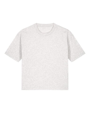 Stella Nova - Das Boxy Damen-T-Shirt - Cool Heather Grey - XS bedrucken, Art.-Nr. STTW175C146XS
