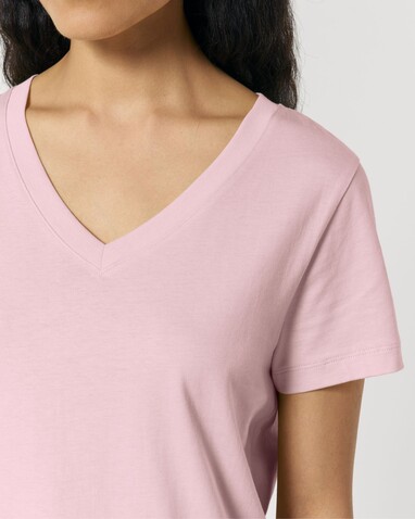 Stella Isla - Das Damen-T-Shirt mit V-Ausschnitt - Cotton Pink - XL bedrucken, Art.-Nr. STTW176C0051X