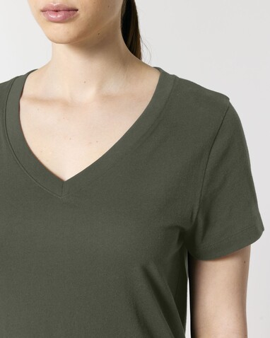 Stella Isla - Das Damen-T-Shirt mit V-Ausschnitt - Khaki - XS bedrucken, Art.-Nr. STTW176C223XS Stella Isla - Das Damen-T-Shirt mit V-Ausschnitt - Khaki - XS bedrucken, Art.-Nr. STTW176C223XS