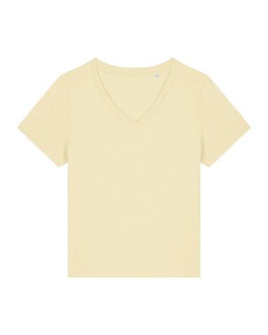 Stella Isla - Das Damen-T-Shirt mit V-Ausschnitt - Butter - L bedrucken, Art.-Nr. STTW176C0781L