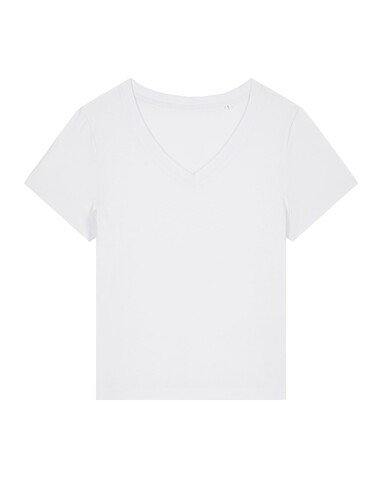 Stella Isla - Das Damen-T-Shirt mit V-Ausschnitt - White - M bedrucken, Art.-Nr. STTW176C0011M