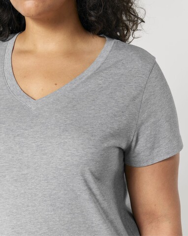 Stella Isla - Das Damen-T-Shirt mit V-Ausschnitt - Heather Grey - XS bedrucken, Art.-Nr. STTW176C250XS Stella Isla - Das Damen-T-Shirt mit V-Ausschnitt - Heather Grey - XS bedrucken, Art.-Nr. STTW176C250XS