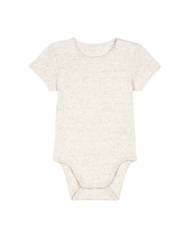 Baby Body - Der kurzärmelige Baby-Body - Eco Heather - 18-24 m/86-92cm bedrucken, Art.-Nr. STUB103C147B4