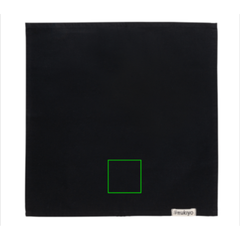 Ukiyo Aware™ 180gr rCotton 4-tlg. Servietten-Set schwarz bedrucken, Art.-Nr. P261.251