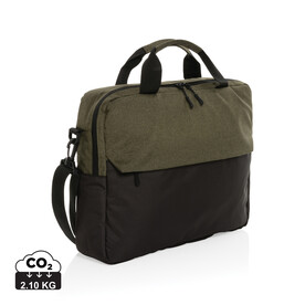 Kazu AWARE™ 15,6" RPET Laptop-Tasche grün bedrucken, Art.-Nr. P732.177 Kazu AWARE™ 15,6" RPET Laptop-Tasche grün bedrucken, Art.-Nr. P732.177