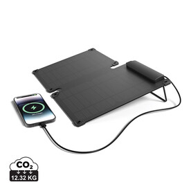 Solarpulse 10W tragbares Solarmodul aus RCS rPlastik schwarz bedrucken, Art.-Nr. P323.061 Solarpulse 10W tragbares Solarmodul aus RCS rPlastik schwarz bedrucken, Art.-Nr. P323.061