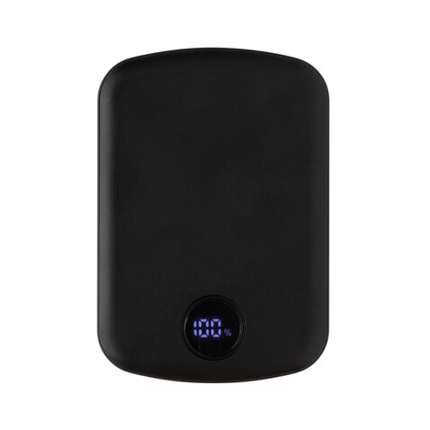 MagBoost 5.000mAh magnetische Powerbank aus RCS rec. Plastik schwarz bedrucken, Art.-Nr. P322.411
