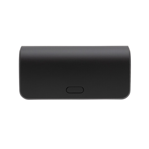 FlashCharge 5000mah Fast-Charge Powerbank aus RCS rPlastik schwarz bedrucken, Art.-Nr. P322.461