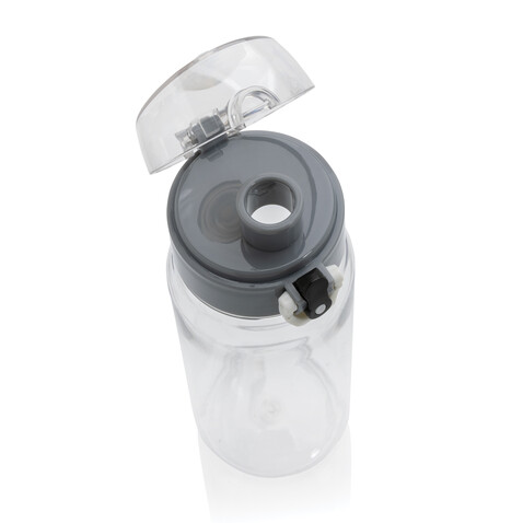 Yide RCS rPET verschließbare Wasserflasche 600ml transparent bedrucken, Art.-Nr. P437.000