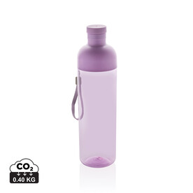 Impact auslaufsichere Wasserflasche aus RCS recyc. PET 600ml lila bedrucken, Art.-Nr. P437.019 Impact auslaufsichere Wasserflasche aus RCS recyc. PET 600ml lila bedrucken, Art.-Nr. P437.019